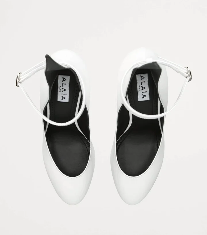 Alaïa Patent Leather Decollete Pumps 90 - Image 4