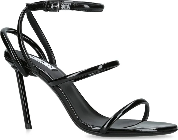 Alaïa Patent Leather Heeled Sandals 90 - Image 3