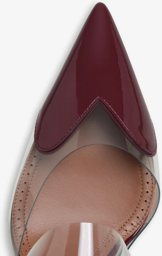 Alaïa Patent Leather Le Coeur Mules 90 - Image 4