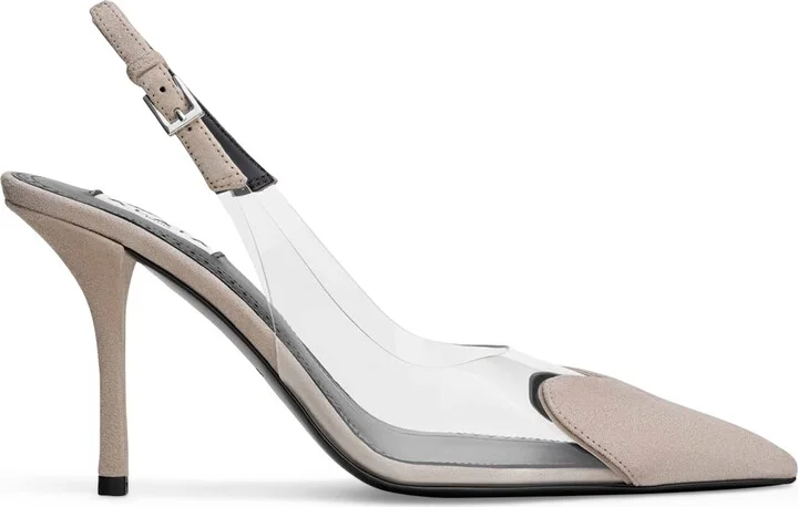 Alaïa Patent Leather Le Coeur Sandals 90