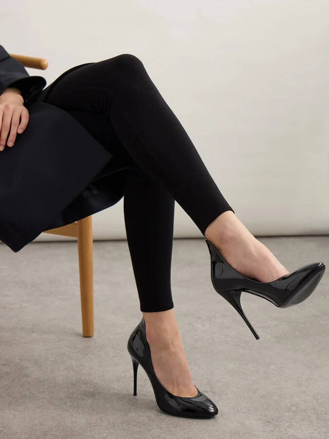 Alaïa - Patent-leather Pumps - Black - Image 2
