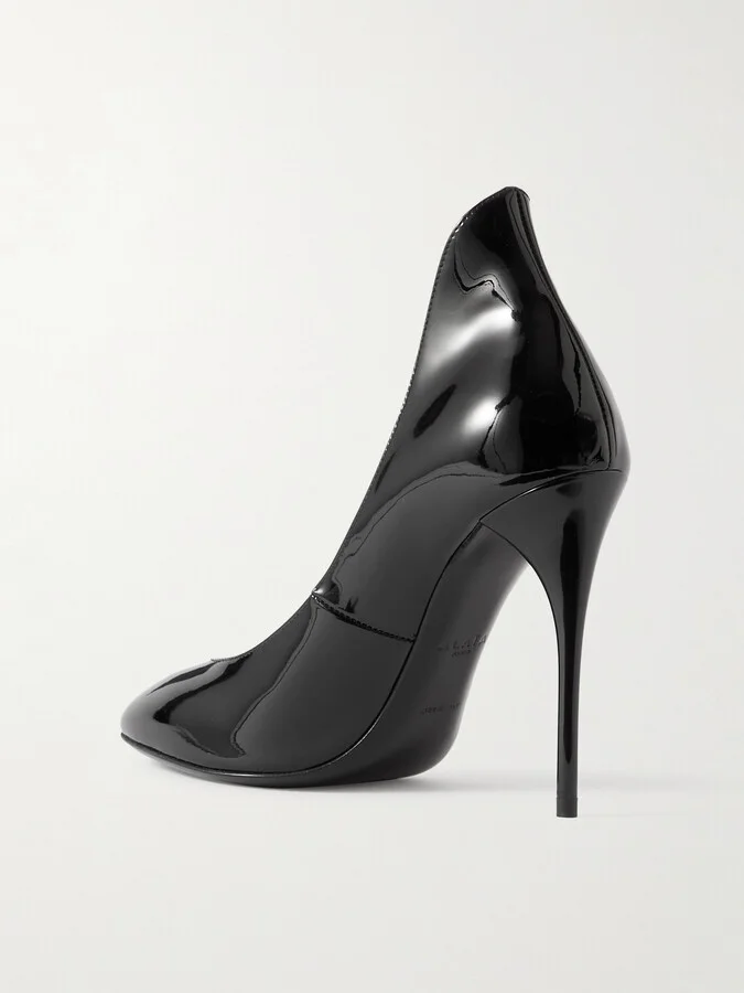 Alaïa - Patent-leather Pumps - Black - Image 3