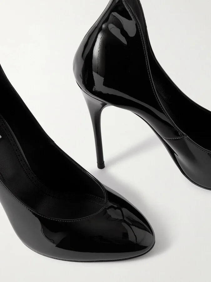 Alaïa - Patent-leather Pumps - Black - Image 4