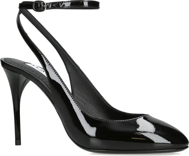 Alaïa Patent Leather Slingback Pumps 90 - Image 3