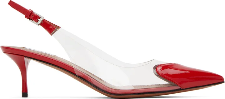 ALAÏA Red 'Le Coeur' Heels
