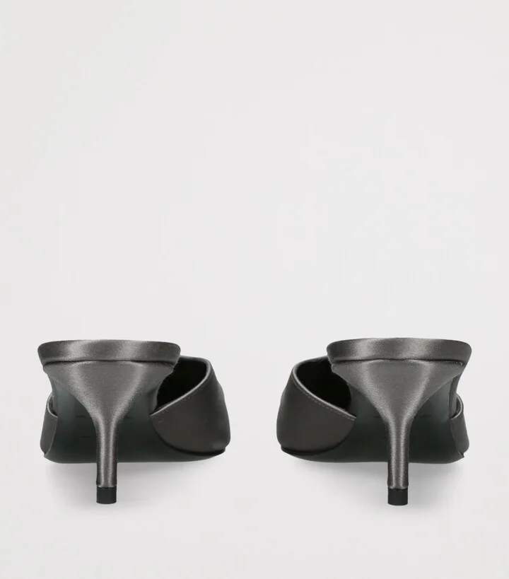 Alaïa Satin Heeled Mules 55 - Image 2