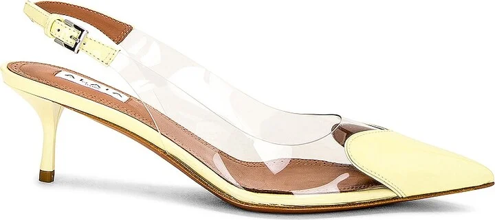 ALAÏA Slingback Pump in Yellow