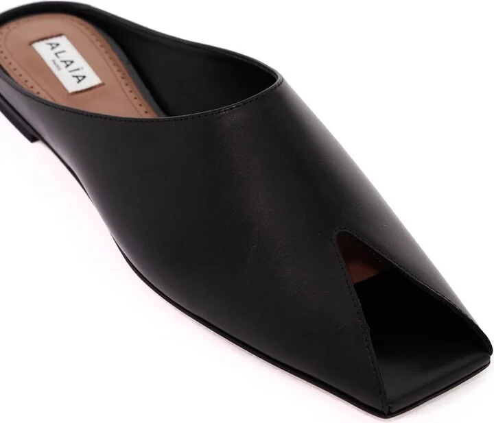 ALAIA spike flat mules - Image 4
