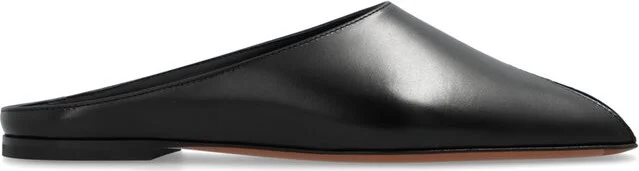 Alaïa Spike Square Peep Toe Flat Mules