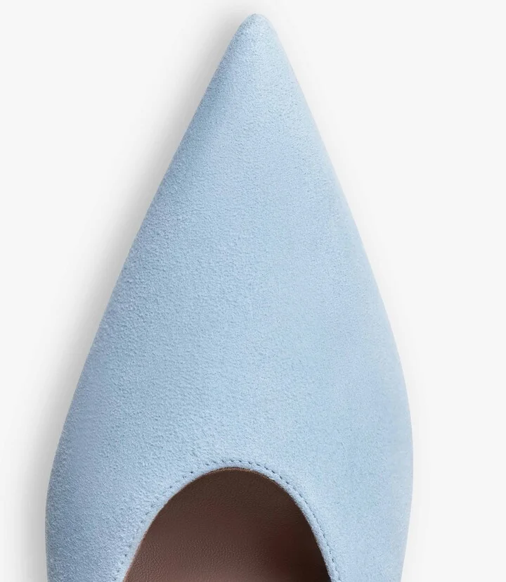 Alaïa Suede Cube Wedge Mules 75 - Image 4