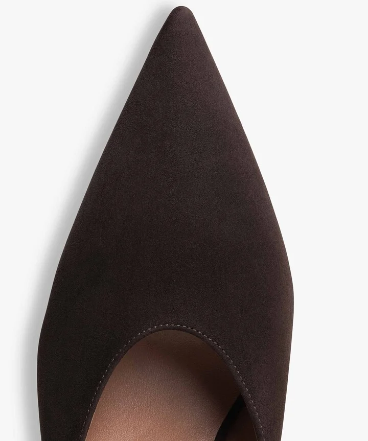 Alaïa Suede Cube Wedge Mules 75 - Image 4