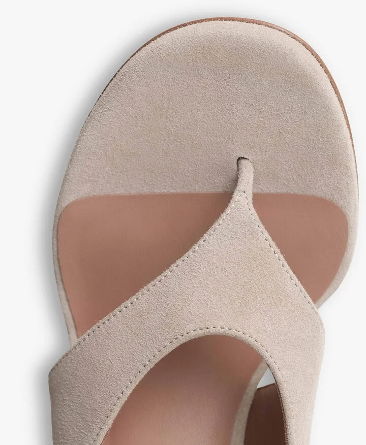 Alaïa Suede Cube Wedge Sandals 75 - Image 4