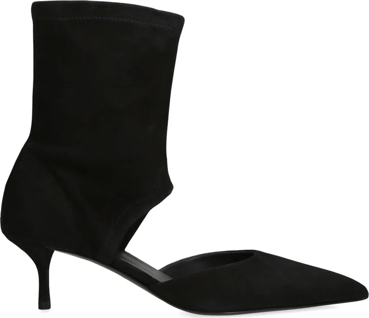 Alaïa Suede Cut-Out Ankle Boots 55