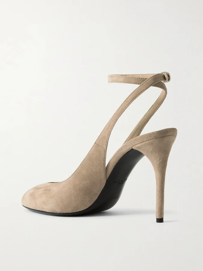 Alaïa - Suede Pumps - Neutrals - Image 3