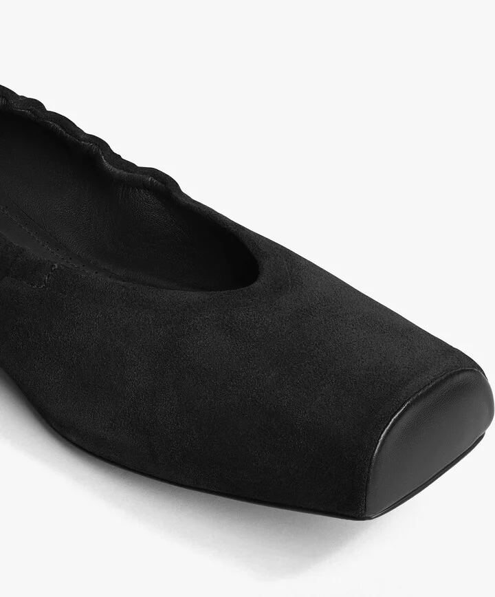 Alaïa Suede Slip-On Ballet Flats - Image 4