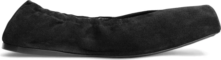 Alaïa Suede Slip-On Ballet Flats
