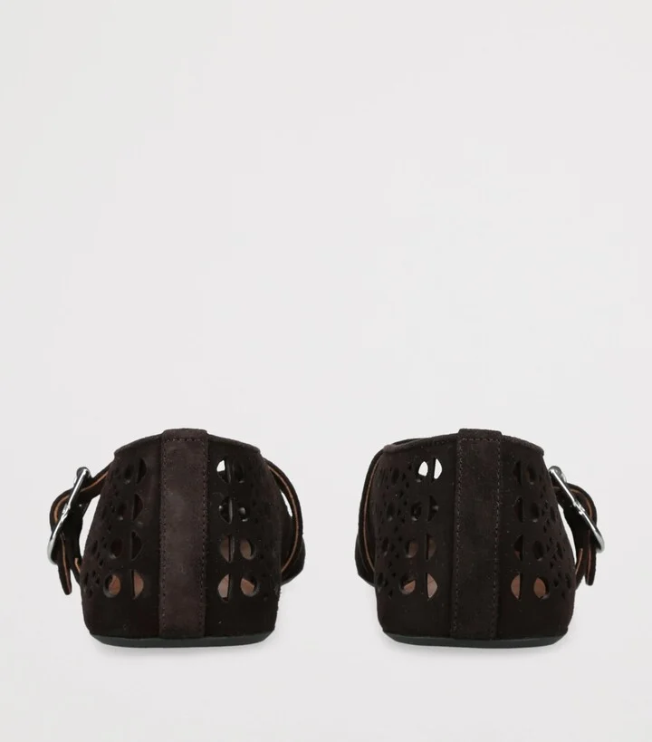 Alaïa Suede Vienne Ballet Flats - Image 2