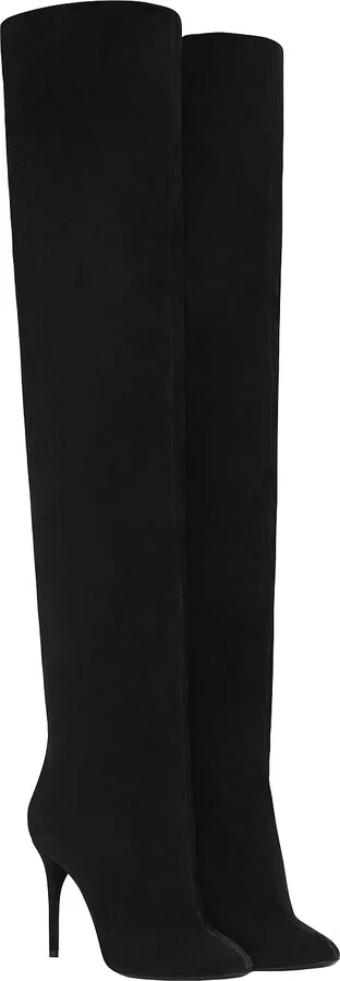 ALAÏA Tall Boot in Black - Image 2