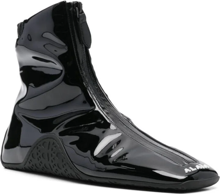 Alaïa The Sneaker In Stretch Patent Fabric Shoes - Image 2