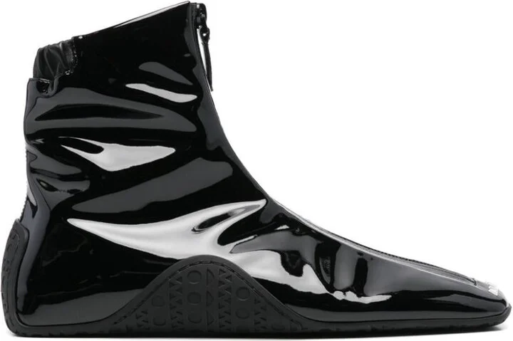 Alaïa The Sneaker In Stretch Patent Fabric Shoes