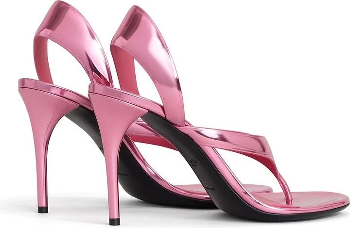 ALAÏA Thong Sandal in Pink - Image 2
