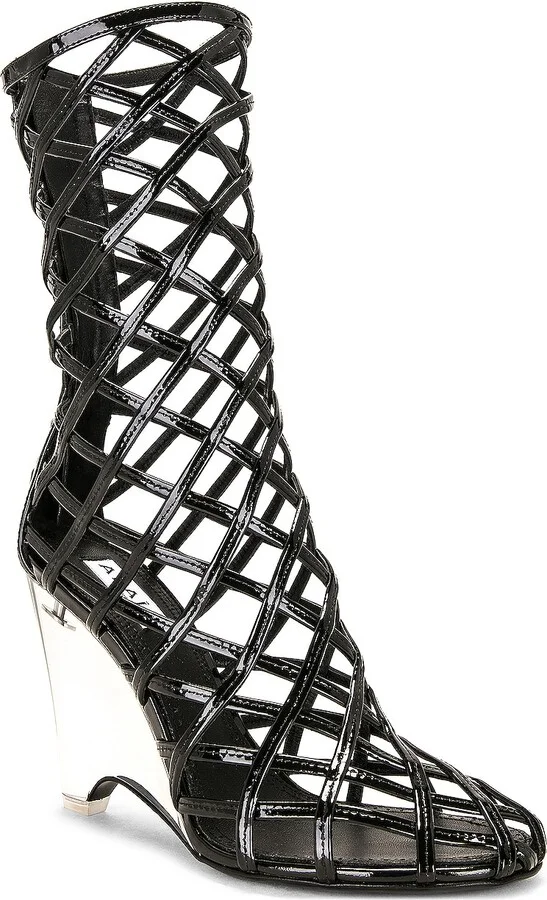 ALAÏA Wedge Boot in Black - Image 2