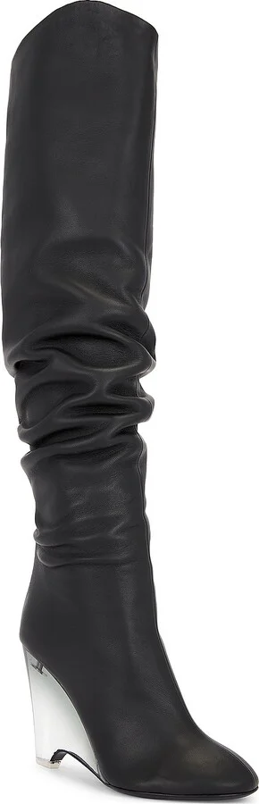 ALAÏA Wedge Boots 100 in Black - Image 2