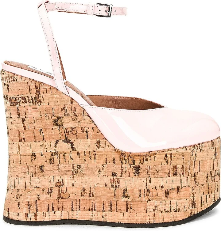 ALAÏA Wedge Pump in Rose