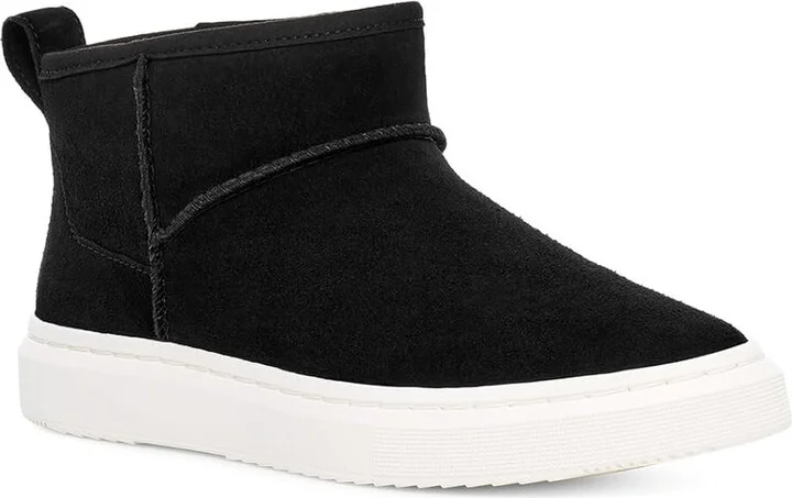 Alameda Mini Sneakers Women's US 7.5 Black Suede Slip On Ankle Boot KHD1893