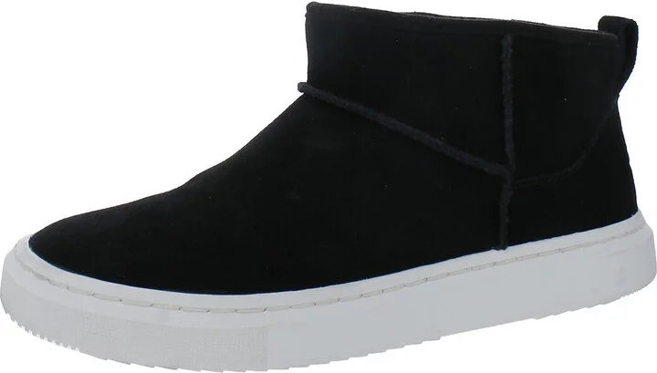 Alameda Womens Leather Faux Fur Lined Winter & Snow Boots