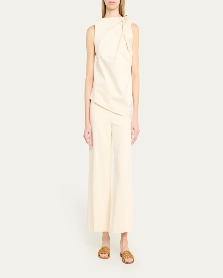 Alana Raffia Flat Slide Sandals - Image 5