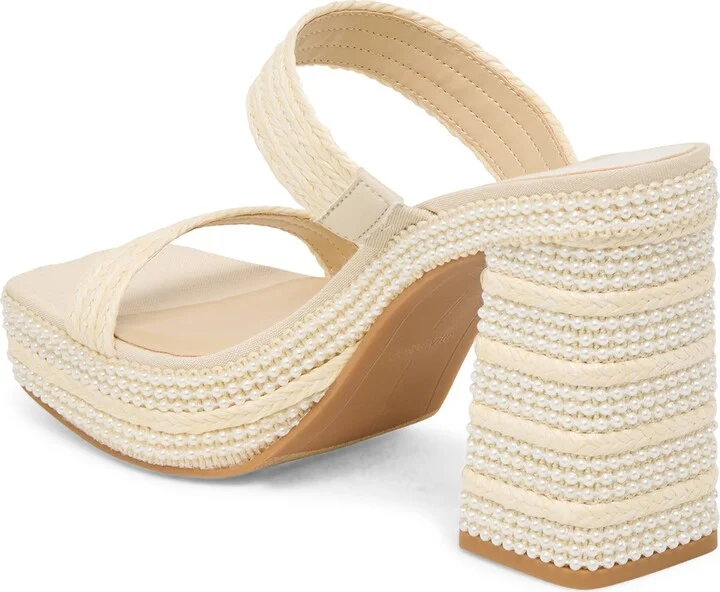 Alani Faux Pearl Platform Sandal - Image 2