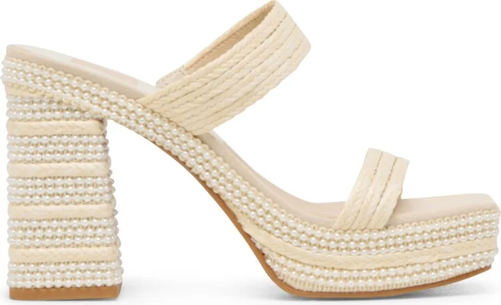 Alani Faux Pearl Platform Sandal - Image 5