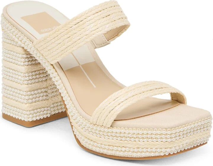 Alani Faux Pearl Platform Sandal