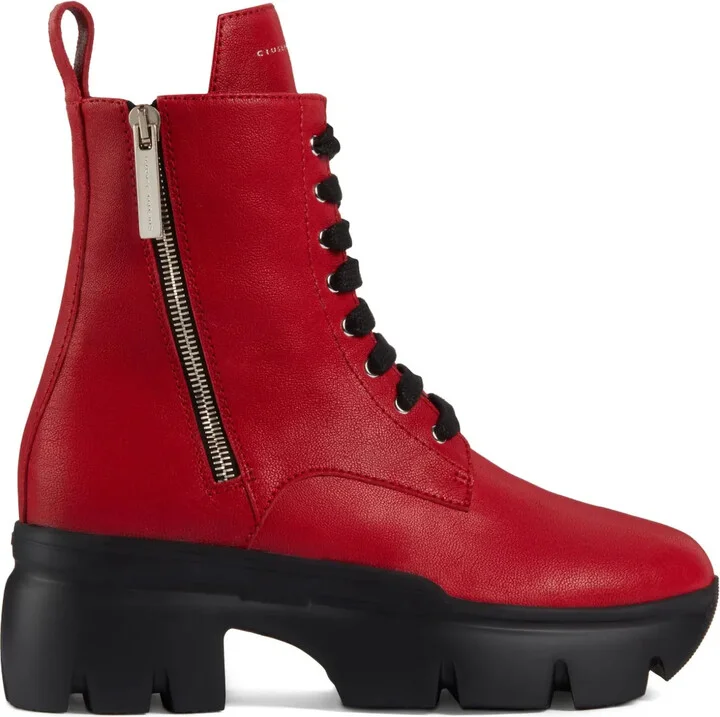 Alanis lace-up leather boots