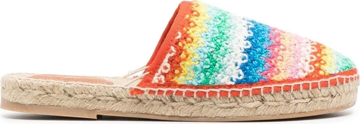 Alanui Striped Espadrilles