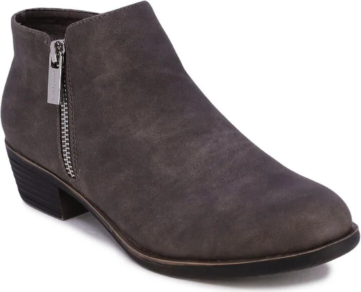 Alara Womens Faux Leather Ankle Shooties