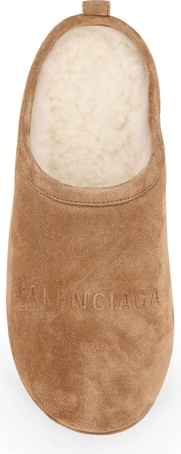Alaska Soft Suede Mule With Plateau - Image 5