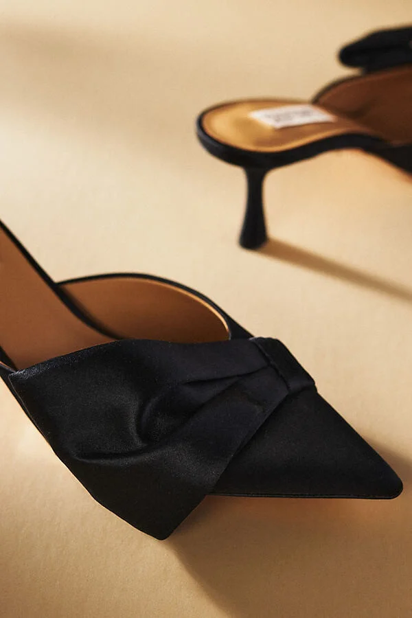Alaya Pointed-Toe Kitten-Heel Mules - Image 3