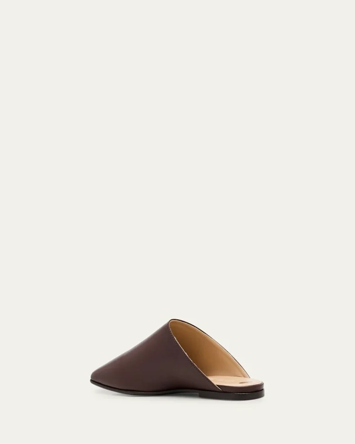 Alba Lambskin Flat Mules - Image 5