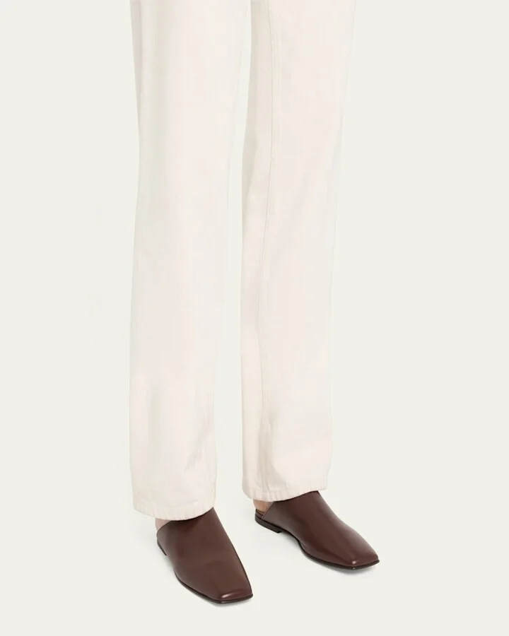 Alba Lambskin Flat Mules - Image 11