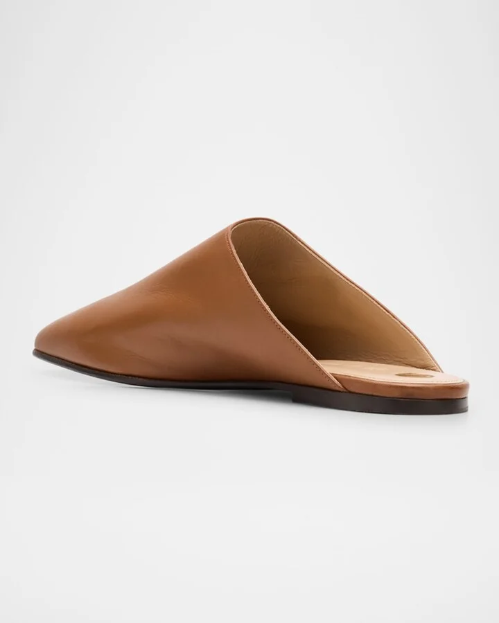 Alba Lambskin Flat Mules - Image 6
