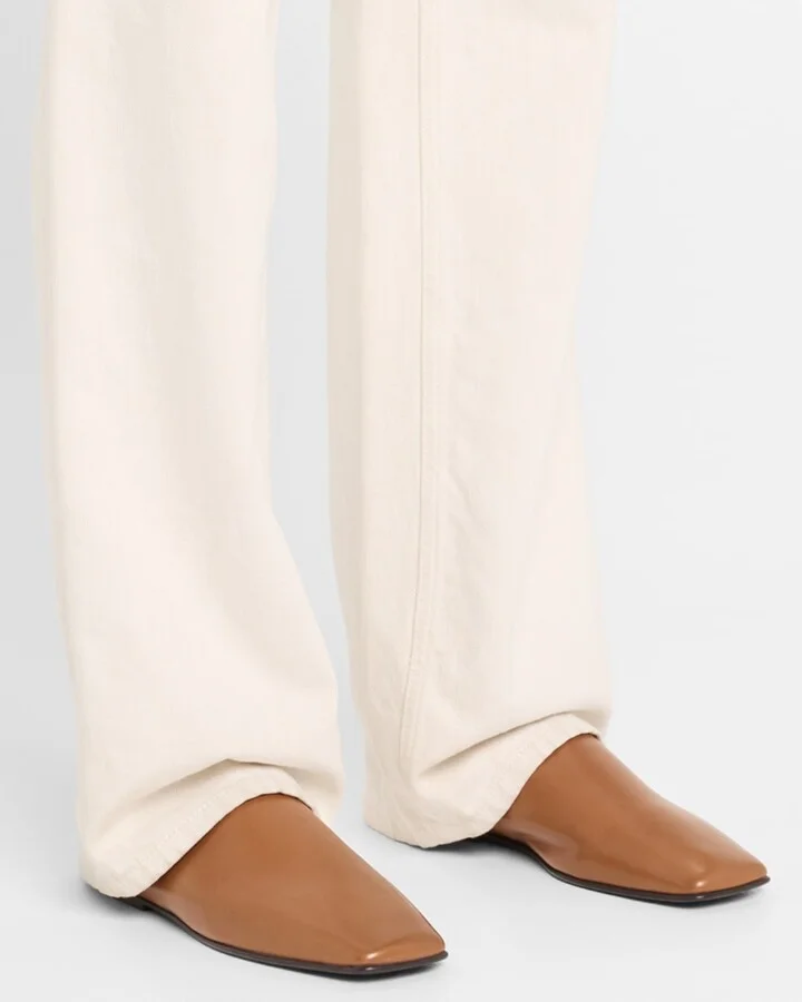 Alba Lambskin Flat Mules - Image 8