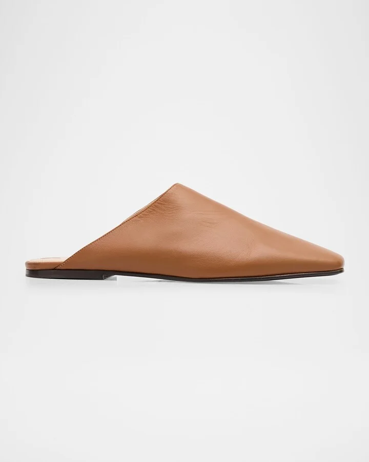 Alba Lambskin Flat Mules