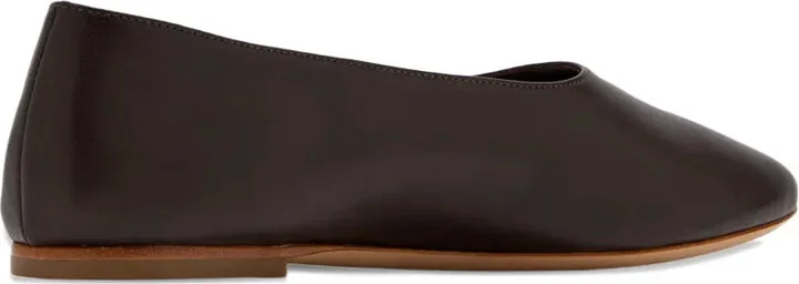 Alba leather ballet flats - Image 3