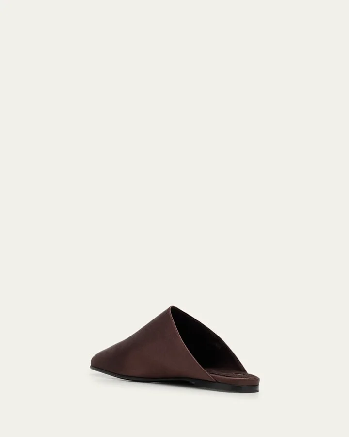Alba Satin Ballerina Mules - Image 2
