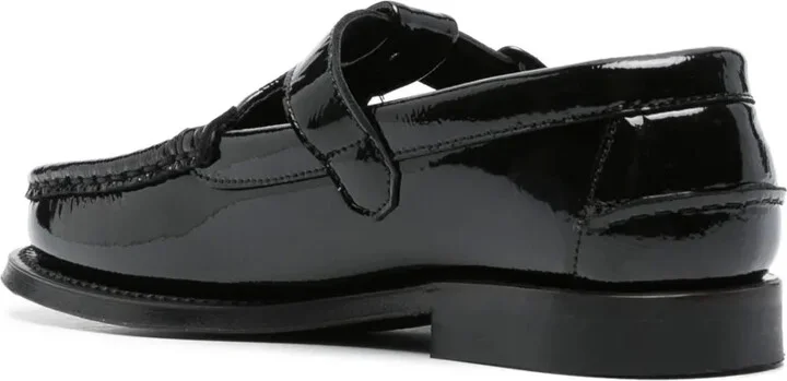 Alber crinkled leather loafers - Image 3