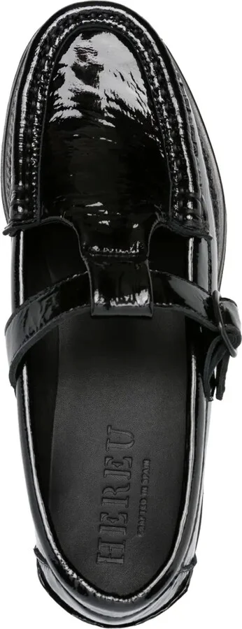 Alber crinkled leather loafers - Image 4