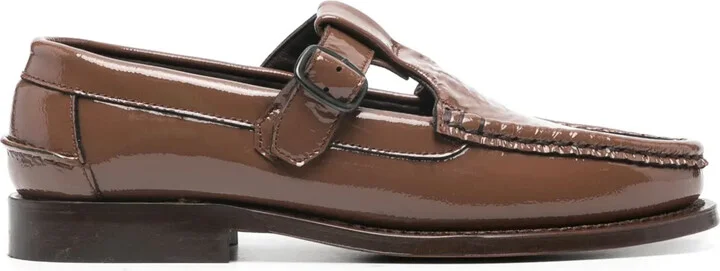 Alber patent loafers