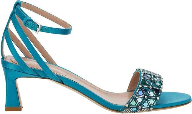 Alberta Ferretti Embellished Open Toe Sandals